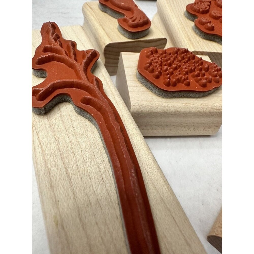 Stampin Up BIRD ON A BRANCH 5 wood mount stamps Tree blossoms thinking of you‎ - Picture 7 of 8